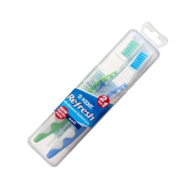 Kent Toothbrushes TN REFRESH Blue / Green - 1