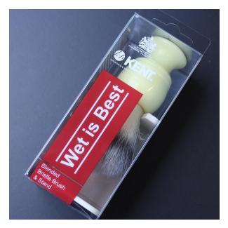 Kent Shaving Brush Wet is Best (ivory infinity) 1